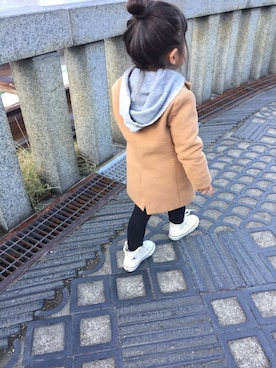 「草津温泉」｜anri♡toriさん（キッズ・90cm）の秋コーディネート