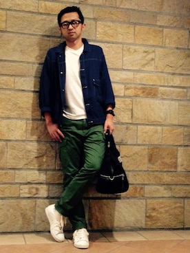 「POST（ポスト）のアイテム」を使った、Ryugo Saishuさん（メンズ・177cm）の秋コーディネート