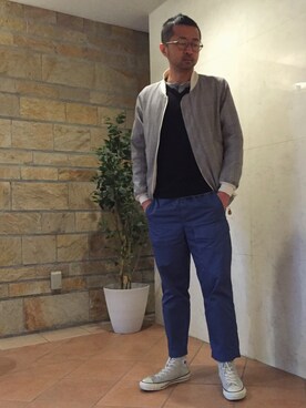 「ONIKI（オニキ）のアイテム」を使った、Ryugo Saishuさん（メンズ・177cm）の春コーディネート