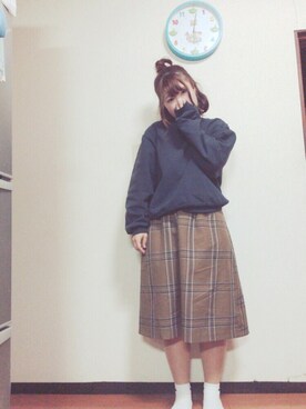  ⌘  p  o  n  ⌘さん（レディース・159cm）の冬コーディネート
