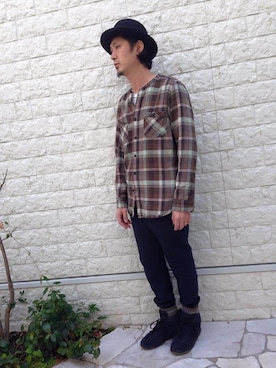 RUMHOLEberufstaffさん（メンズ・173cm）の冬コーディネート