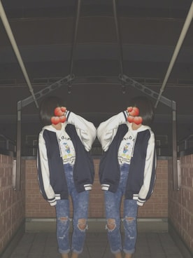 パーカーを使った 中学生 のレディース人気ファッションコーディネート 身長 141cm 150cm Wear