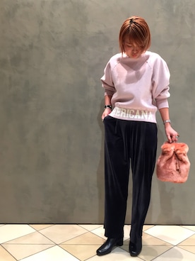 Kaori Shimomuraさん（レディース・160cm）の秋コーディネート