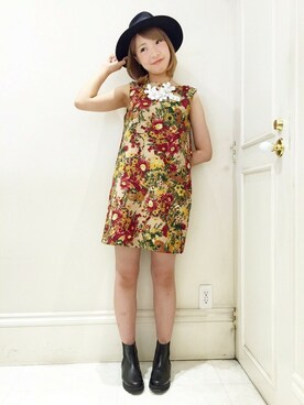 「MINIMUM（ミニマム）のアイテム（ワンピース/ドレス）」を使った、minimum神戸マルイstaffさん（レディース・163cm）の夏コーディネート