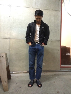 岩井一真さん(メンズ・170cm)の夏コーディネート