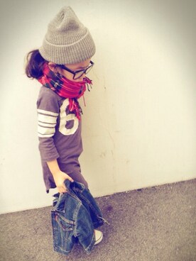 micooさん（キッズ・100cm）の春コーディネート