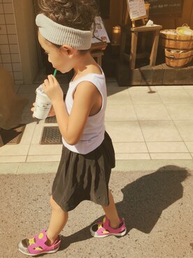 micooさん（キッズ・110cm）の夏コーディネート