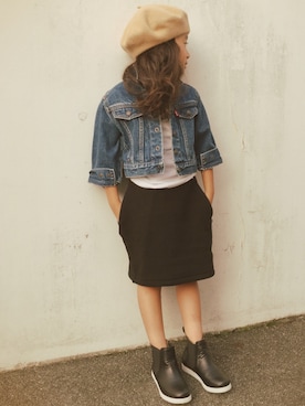 micooさん（キッズ・110cm）の秋コーディネート