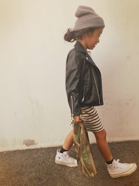 micooさん（キッズ・110cm）の秋コーディネート