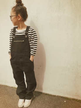 「こども ビームス（コドモビームス）のアイテム（ワンピース/ドレス）」を使った、micooさん（キッズ・120cm）の春コーディネート