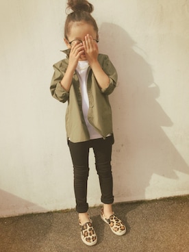 micooさん（キッズ・120cm）の夏コーディネート