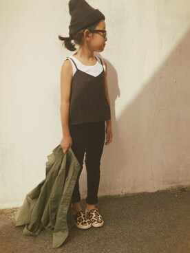 micooさん（キッズ・120cm）の秋コーディネート