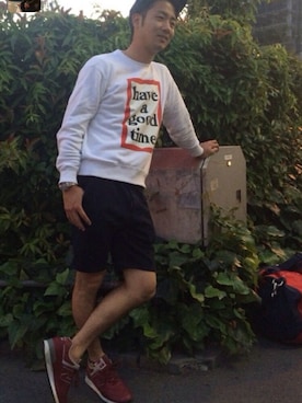 「VAROSH（ヴァロッシュ）のアイテム」を使った、cho'sさん（メンズ・171cm）の夏コーディネート