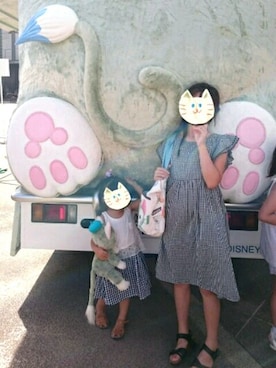 「ehka sopo（エヘカソポ）のアイテム（ワンピース/ドレス）」を使った、Myuさん（キッズ・147cm）の夏コーディネート