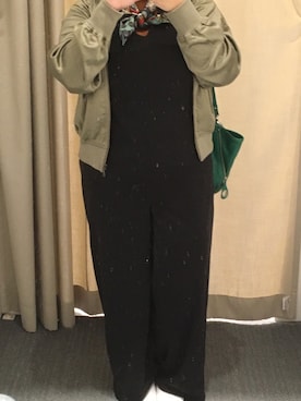 「SEVENDAYS=SUNDAY（セブンデイズサンデイ）のアイテム（つなぎ/オールインワン）」を使った、yUKi⚾️さん（レディース・143cm）の秋コーディネート