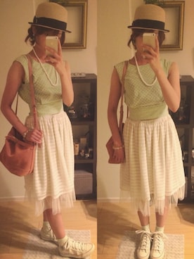 yukinchoさん（レディース・160cm）の夏コーディネート