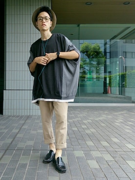 りょうじさん（メンズ・165cm）の夏コーディネート