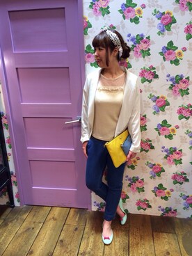 バラのポンパドール　Banbiさんのコーディネート