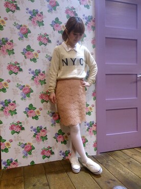 バラのポンパドール　Banbiさんのコーディネート