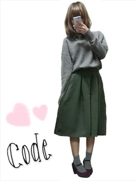 しまむー☺︎×みー☻さんのコーディネート