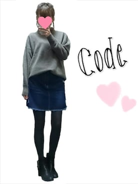 しまむー☺︎×みー☻さんのコーディネート
