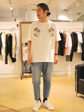 downeyさん（メンズ・180cm）の春コーディネート