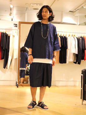 downeyさん（メンズ・180cm）の春コーディネート