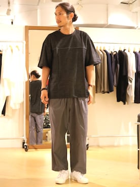 downeyさん（メンズ・180cm）の春コーディネート
