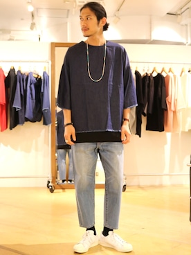 downeyさん(メンズ・180cm)の春コーディネート