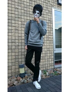 「First Aid to the Injured(ファースト・エイド・トュ・ザ・インジュアード)のアイテム」を使った、yoshiさん(メンズ・181cm)の秋コーディネート