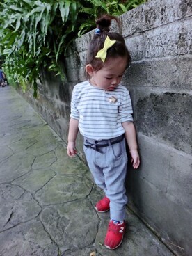 林芷匡さん（キッズ・90cm）の冬コーディネート