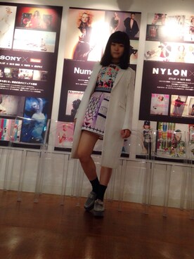 「アイテム（その他シューズ、グレー系）」を使った、ryonaさん（レディース・162cm）の冬コーディネート