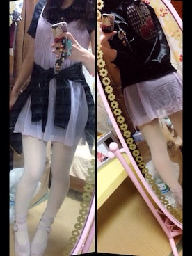 「Katie（ケイティ）のアイテム（シューズ）」を使った、りょーこさん（レディース・155cm）の夏コーディネート
