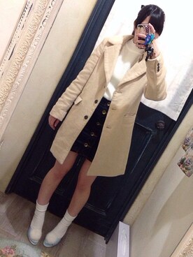 「Katie（ケイティ）のアイテム（シューズ）」を使った、りょーこさん（レディース・155cm）の秋コーディネート