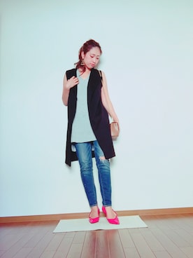 asaminさん（レディース・162cm）の夏コーディネート