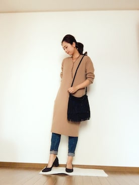 「HoneySalon by foppish（ハニーサロンバイフォピッシュ）のアイテム」を使った、asaminさん（レディース・162cm）の秋コーディネート
