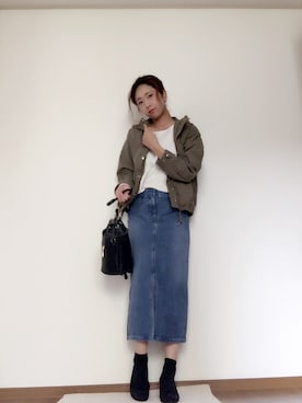 「MuseR（ミュザー）のアイテム」を使った、asaminさん（レディース・162cm）の秋コーディネート