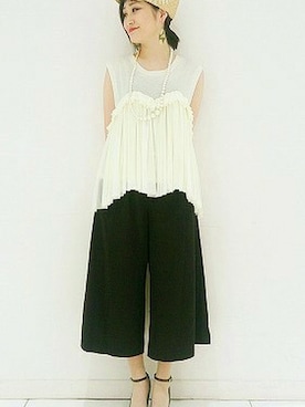 「ふりふ」｜eriさん（レディース・159cm）の春コーディネート