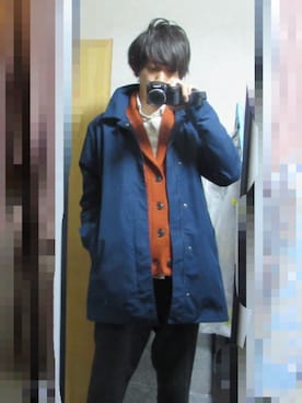 「ケーブルニット」｜「アイテム（アンダーウェア）」を使った、Kentaro さん（メンズ・168cm）の冬コーディネート