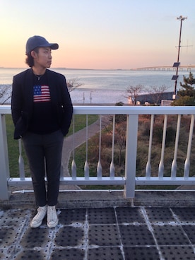 寝屋川市香里園の美容室【AnzuGlow】さん（メンズ・173cm）の冬コーディネート