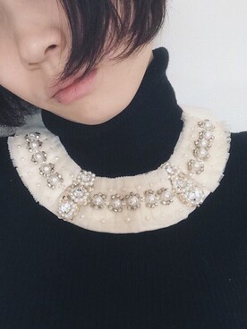 「tricot COMME des GARCONS（トリココムデギャルソン）のアイテム（アクセサリー）」を使った、ふるたさん（レディース・152cm）の冬コーディネート