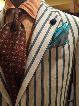 「LARDINI（ラルディーニ）のアイテム（テーラードジャケット）」を使った、sanfranciscomarketさん（メンズ・175cm）の春コーディネート