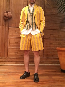 「HAVERSACK（ハバーザック）のアイテム（その他アウター）」を使った、sanfranciscomarketさん（メンズ・175cm）の春コーディネート