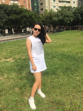「hotsummer」｜11さん（レディース・159cm）の夏コーディネート