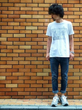 「galvanize（ガルヴァナイズ）のアイテム（パンツ）」を使った、アッキーさん（メンズ・166cm）の夏コーディネート