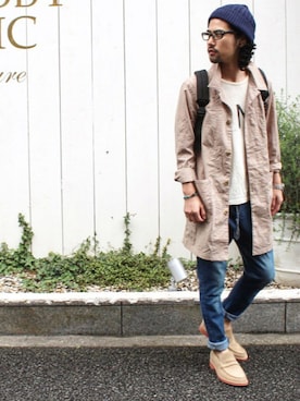 「VOLT（ヴォルト）のアイテム」を使った、アッキーさん（メンズ・166cm）の秋コーディネート