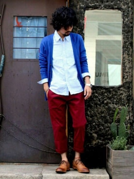 ブーツを使った ワインレッド のメンズ人気ファッションコーディネート Wear