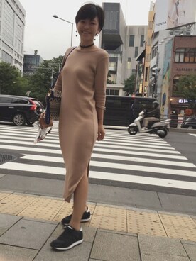 「タイトシルエット」｜「アイテム（アクセサリー）」を使った、blenda0305さん（レディース・164cm）の夏コーディネート