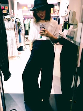 「店頭コーデ」｜「アイテム（パンプス）」を使った、m i y uさん（レディース・147cm）の夏コーディネート