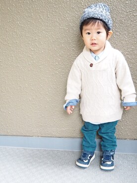 _haru_(ت)♪︎さん(キッズ・80cm)の秋コーディネート